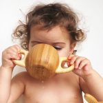 Bambusový trénovací hrnček pre bábätká, 150ml – 2