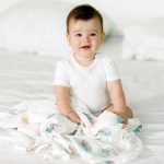 Mušelínová prikrývka pre bábätká a deti – Pierko, 120x120cm – 1