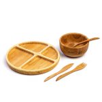 Dětská sada bambusového nádobí pro děti od 3 let – 1