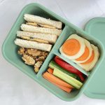 Bento box – Lunch Box compartimentat pentru copii – cutie prânz pentru copii – 175x130x55cm, verde-cyan – 3